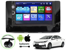 Central Multimidia Corolla 2017 a 2019 Moldura e Camera Mp5 Bluetooth Usb 7 Polegadas Central Multimidia Corolla 2017 a 2019 Moldura e Camera Mp5 Bluetooth Usb 7 Polegadas