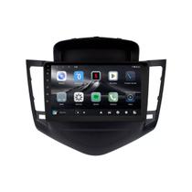 Central Multimídia Cruze LT LTZ 2011 2012 2013 2014 2015 2016 Adak G2 Tela de 9" QLED 2GB de RAM 64GB Android Auto e Carplay + Câmera de ré Preto Fosc