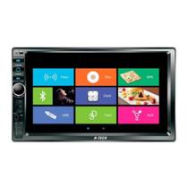 Central Multimídia Espelhamento Android/IOS Mp5 2 Din 7" Usb/Sd Card/Aux/Bluetooth c/ Controle Remoto H-tech - HT-5023