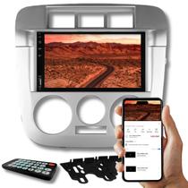 Central Multimídia Espelhamento P/ Gol G4 e Moldura Prata