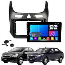 Central Multimidia Etech 9pol 2gb 32gb Carplay Moldura E Camera De Ré