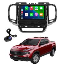 Central Multimidia Fiat Toro Android 13.0 Moldura Câmera Ré