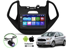 Central Multimidia Ford Ka 2014 a 2018 Mp5 Bluetooth Player 2Din 7Pol Espelhamento