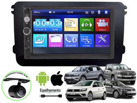 Central Multimidia Gol Saveiro G7 G8 Jetta Amarok Mp5 Espelhamento Bluetooth Usb Universal