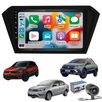 Central Multimidia Gol Saveiro Voyage G7 G7 2014 2024 Bluetooth Android Carplay Espelhamento Sem Cabo