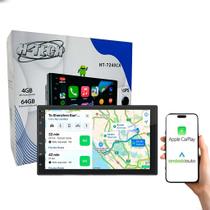 Central Multimídia H-Tech HT-7240CA 7" IPS 4GB 64GB CarPlay Sem Fio GPS WIFI Bluetooth 2 USB