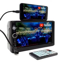 Central Multimídia HD Touch MP5 Universal Touch 2 Din 7 Polegadas Usb Bluetooth Citroen C4