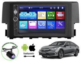 Central Multimidia Honda Civic 2017 a 2021 Mp5 Bluetooth Usb Espelhamento Android Central Multimidia Honda Civic 2017 a 2021 Mp5 Bluetooth Usb Espelhamento Android