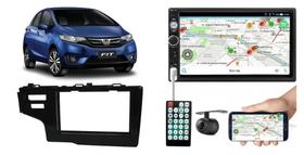 Central Multimidia Honda Fit 2020 Mp5 Espelhamento Moldura Câmera De Ré