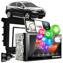 Central Multimídia HRV 15 a 19 Pioneer DMH-Z6380TV 2Din TV BT Espelha Android Iphone Black Piano