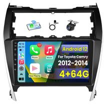 Central multimídia Jerqry para Toyota Camry 2012-2014, tela HD Android de 10"