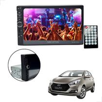 Central Multimídia MP5 1 Din 7 Polegadas HB20 2012 2013 2014 2015 2016 2017 2018 2019 2020 2021 2022