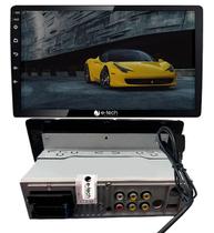 Central Multimídia MP5 1 Din E-Tech 200W RMS de 9 Polegadas Central Multimídia MP5 1 Din E-Tech 200W RMS de 9 Polegadas