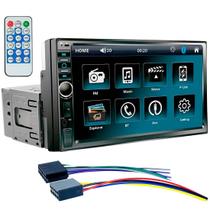 Central Multimídia Mp5 1Din 2Din 7po Espelhamento USB BT AUX