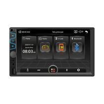 Central Multimídia MP5 2 Din 7" Bluetooth Micro SD USB Auxiliar Espelhamento IOS e Android RS-404BR Plus - Roadstar