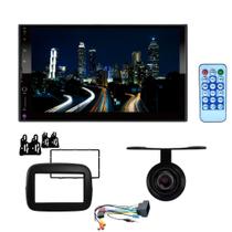 Central Multimídia Mp5 2 Din 7 Espelhamento Mobi sem som de fábrica 2016 a 2024 com câmera - HT-3000