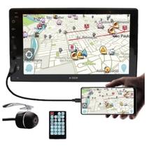 Central multimidia mp5 2 din bluetooth espelhamento + camera