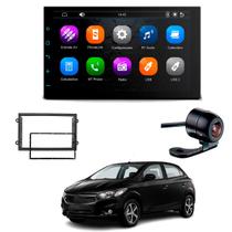 Central Multimídia Mp5 2 Din Faaftech 7 Polegadas Câmera de Ré Borboleta Moldura 2din Onix 2013 2014 2015 2016 2017 2018