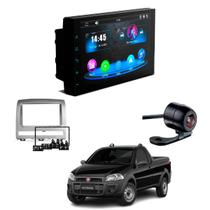 Central Multimídia Mp5 2 Din Faaftech 7 Polegadas + Câmera de Ré Borboleta + Moldura 2din