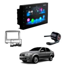 Central Multimídia Mp5 2 Din Faaftech 7 Polegadas + Câmera de Ré Borboleta + Moldura 2din