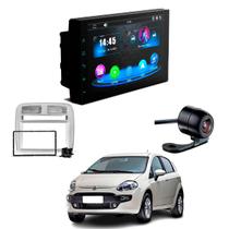 Central Multimídia Mp5 2 Din Faaftech 7 Polegadas + Câmera de Ré Borboleta + Moldura 2din
