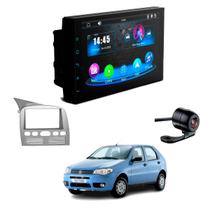 Central Multimídia Mp5 2 Din Faaftech 7 Polegadas + Câmera de Ré Borboleta + Moldura 2din