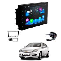 Central Multimídia Mp5 2 Din Faaftech 7 Polegadas + Câmera de Ré Borboleta + Moldura 2din