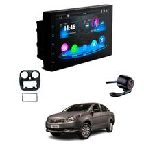 Central Multimídia Mp5 2 Din Faaftech 7 Polegadas + Câmera de Ré Borboleta + Moldura 2din