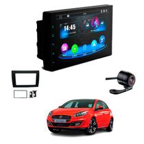 Central Multimídia Mp5 2 Din Faaftech 7 Polegadas + Câmera de Ré Borboleta + Moldura 2din