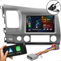 Central Multimídia Mp5 2 Din para Honda Civic 2007 a 2011 Com Plug play Função Carplay Android Auto