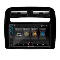 Central Multimídia MP5 2 Din Roadstar RS404BR 7" Espelhamento BT USB SD AUX + Câmera de Ré Borboleta + Moldura 2din Peça