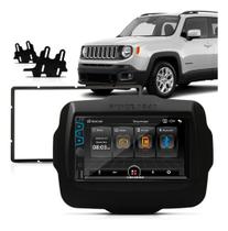 Central Multimídia MP5 2 Din Roadstar RS404BR 7" Espelhamento BT USB SD AUX + Câmera de Ré Borboleta + Moldura 2din Peça