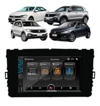 Central Multimídia MP5 2 Din Roadstar RS404BR 7" Espelhamento BT USB SD AUX + Câmera de Ré Borboleta + Moldura 2din