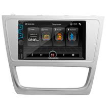 Central Multimídia MP5 2 Din Roadstar RS404BR 7" Espelhamento BT USB SD AUX + Câmera de Ré Borboleta + Moldura 2din