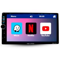 Central Multimídia Mp5 7" Automotiva Android Auto Carplay 2 Din Espelhamento 7810H - First Option