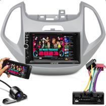 Central Multimidia MP5 7 Polegada + Moldura Para Painel 2 Din + Chicote Plug And PLay e Câmera de Ré