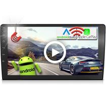 Central Multimídia Mp5 9 pol Androidauto Carplay Sem Fio GPS Wifi Android Espelha H-tech HT-9223CA