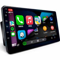 Central Multimídia Mp5 9 Tela de Vidro IPS Carplay Android Auto Sem Fio Bluetooth USB