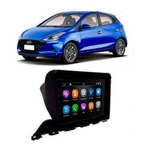 Central Multimídia Mp5 BT USB 2 Din Faaftech CM9 9 Polegadas Connect + Moldura Padrão Chinês HB20 Preta Fiamon