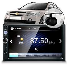 Central Multimídia Mp5 Capitiva Câmera Espelhamento Bluetooth Usb