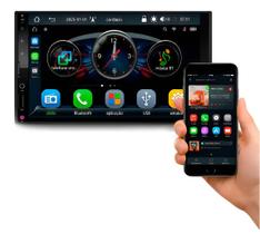 Central Multimidia MP5 Carplay Androidauto Sem Fio USB Radio FM - Roadstar 7007BR