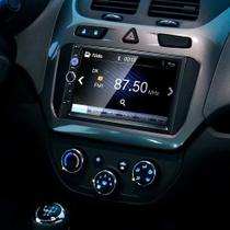 Central Multimídia Mp5 Cobalt Bluetooth Espelhamento Câmera Moldura Central Multimídia Mp5 Cobalt Bluetooth Espelhamento Câmera Moldura