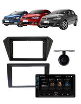 Central Multimidia MP5 Espelhamento Bluetooth 2 DIN VolksWagen Gol Saveiro Voyage G7 G8 2017 até 2024