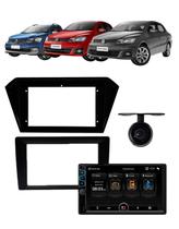 Central Multimidia MP5 Espelhamento Bluetooth 2 DIN VolksWagen Gol Saveiro Voyage G7 G8 2017 até 2024