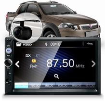 Central Multimídia Mp5 Fiat Strada Camera Bluetooth Espelhamento