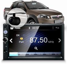 Central Multimídia Mp5 Fiat Strada Camera Bluetooth Espelhamento