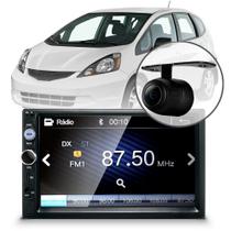 Central Multimídia Mp5 Honda Fit Cam Bluetooth Espelhamento Android