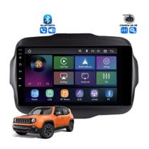 Central Multimídia MP5 Jeep Renegade PCD Sem Radio Tela de 9 Polegadas Carplay e Android Auto Sem Fio - Roadstar RS-9200BR Pro Line