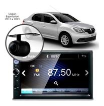 Central Multimídia Mp5 Logan Expression Câmera Bt Espelha