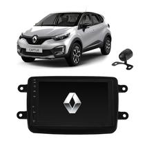 Central Multimidia Mp5 Mp8 Captur + Moldura + Câmera + Tv